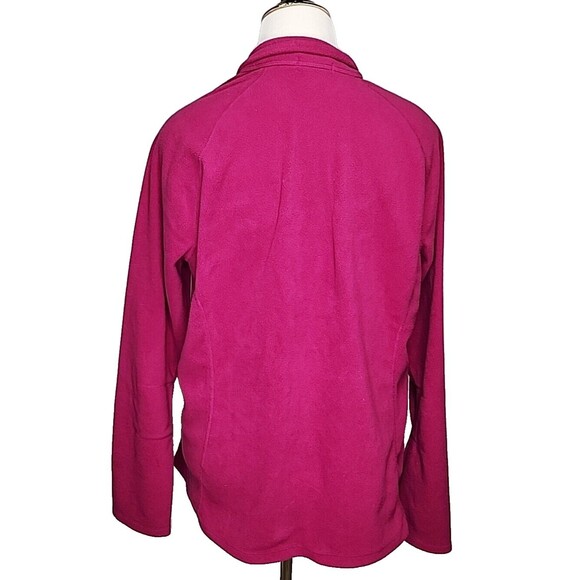 Eddie Bauer Women Size XXL Red 1/4 Zip Fleece Long Sleeve Sweatshirt EUC - Picture 3 of 7